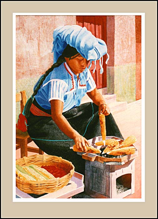 Vendedora
                de Maiz